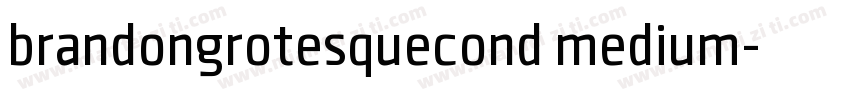 brandongrotesquecond medium字体转换